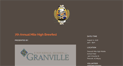 Desktop Screenshot of milehighbrewfest.com